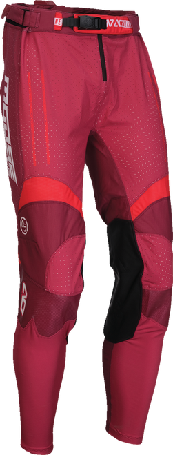 MOOSE OFFROAD Alpha One Pants - Burgundy/White - US 40 2901-12034