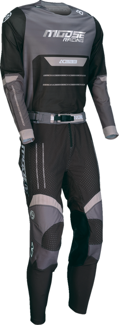 MOOSE OFFROAD Alpha One Jersey - Black/Gray - 3XL 2910-8302