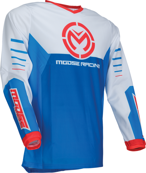MOOSE OFFROAD Qualifier® Jersey - Red/White/Blue - 4XL 2910-8181