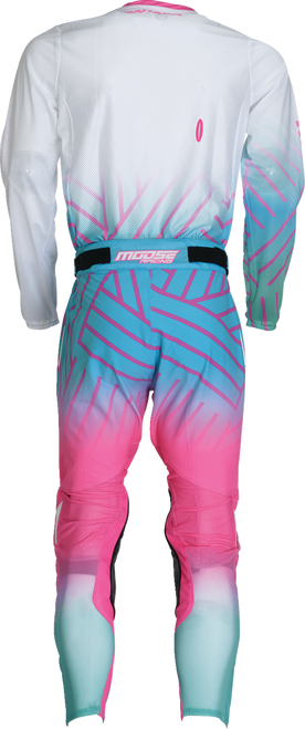 MOOSE OFFROAD Sahara Jersey - Pink/Blue/White - Large 29107958