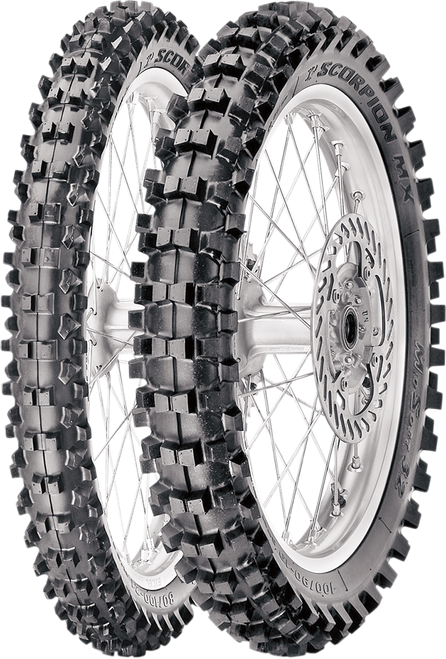 PIRELLI Tire - Scorpion™ MX32 Mid Soft - Front - 90/100-21 - 62M 4108200