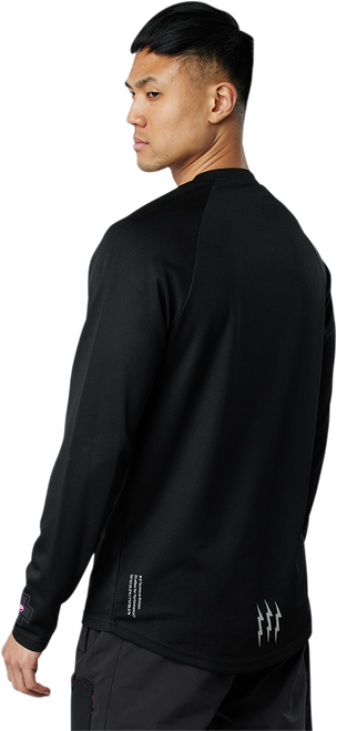 MUC-OFF USA Riders Mountain Bike Long-Sleeve Jersey - Black - Small 20365