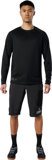 MUC-OFF USA Riders Mountain Bike Long-Sleeve Jersey - Black - Small 20365