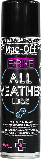 MUC-OFF USA E-Bike All-Weather Lube - 8.4 U.S. fl oz. - Aerosol 20283US