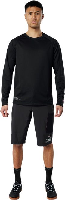 MUC-OFF USA Riders Mountain Bike Long-Sleeve Jersey - Black - XS 20364