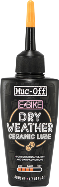 MUC-OFF USA E-Bike Chain Lube - Dry - 1.7 U.S. fl oz. 1104US