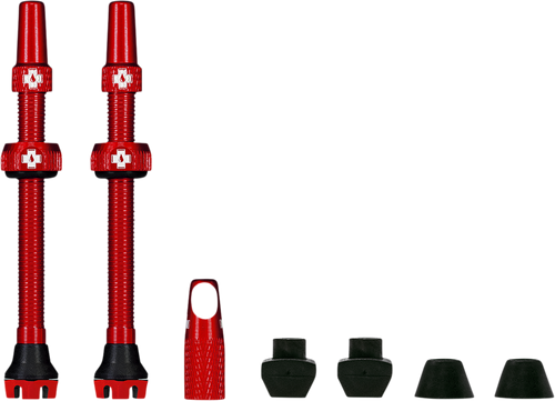 MUC-OFF USA Tubeless Valve Stems - Red 20424