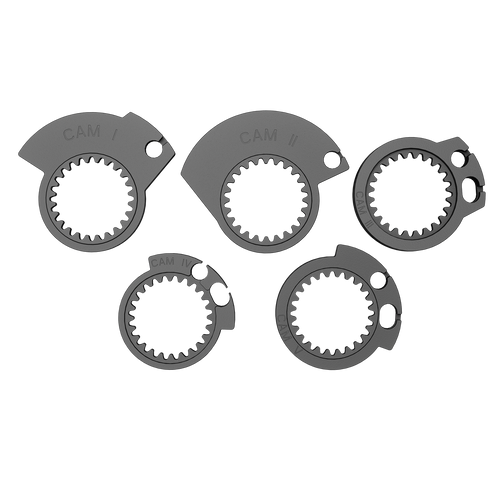 SCOTT SX II Lock-On Grip and Cam Set - Black/Green 292452-1043222