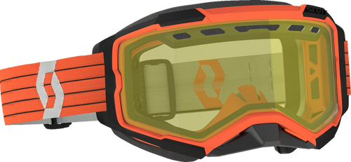 SCOTT Fury Snow Cross Goggle - Orange/Gray - Yellow Lens 278605-1011029