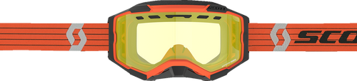 SCOTT Fury Snow Cross Goggle - Orange/Gray - Yellow Lens 278605-1011029