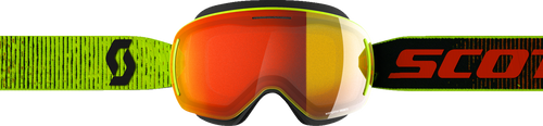 SCOTT LCG EVO Snow Cross Goggle - Yellow - Enhancer Red Chrome Lens 272845-0005312