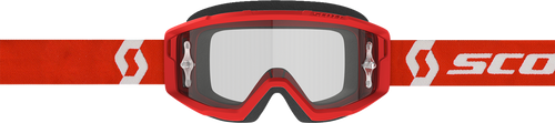 SCOTT Primal Goggle - Red/White - Clear Works Lens 278598-1005113