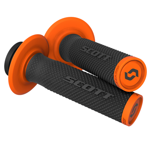 SCOTT SX II Lock-On Grip and Cam Set - Black/Orange 292452-1009222
