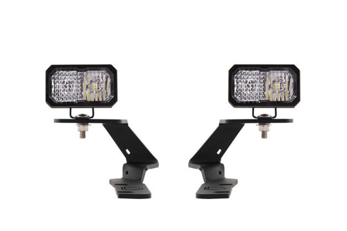 Diode Dynamics 19-21 Ford Ranger Stage Series 2in LED Ditch Light Kit - Pro White Combo