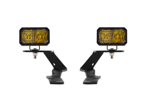 Diode Dynamics 19-21 Ford Ranger Stage Series 2in LED Ditch Light Kit - Sport Yellow Combo