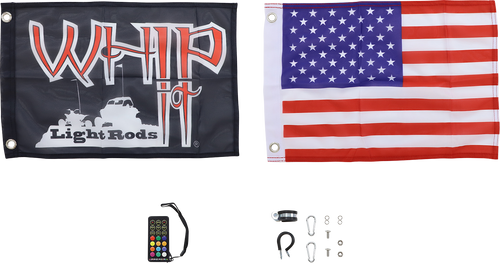 WHIPITLIGHTRODS 5' Light Rod - Bluetooth® - RGB - Magnetic Base MAG-CHSBTR-151