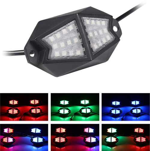 WHIPITLIGHTRODS Rock Lights - 4 Pods 25-400