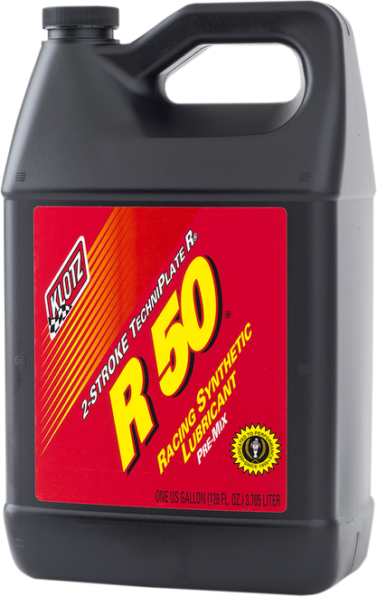 KLOTZ OIL R-50 Racing TechniPlate® Synthetic Premix 2-Stroke Oil - 1 U.S. gal. KL-105