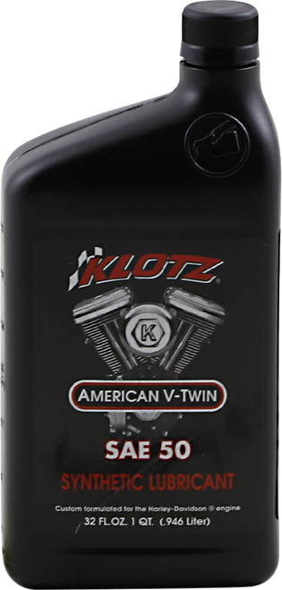 KLOTZ OIL V Twin Synthetic Oil - 50W - 1 U.S. quart KH-50