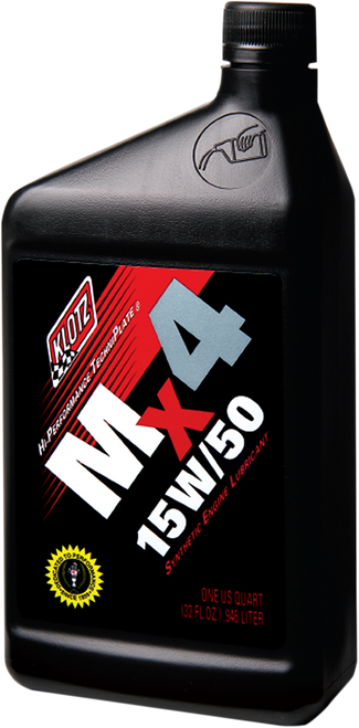 KLOTZ OIL MX4 Synthetic Engine Oil - 15W-50 - 1 U.S. quart KL-880