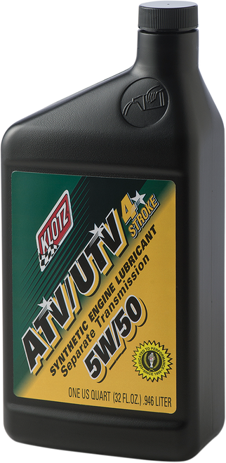 KLOTZ OIL ATV Synthetic 4T Engine Oil - 5W-50 - 1 U.S. quart ATVUTV-550