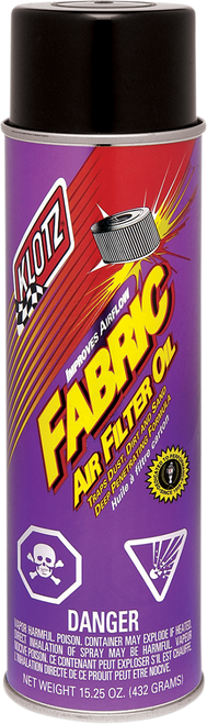 KLOTZ OIL Fabric Filter Oil - 15.25 oz. net wt. - Aerosol KL-607