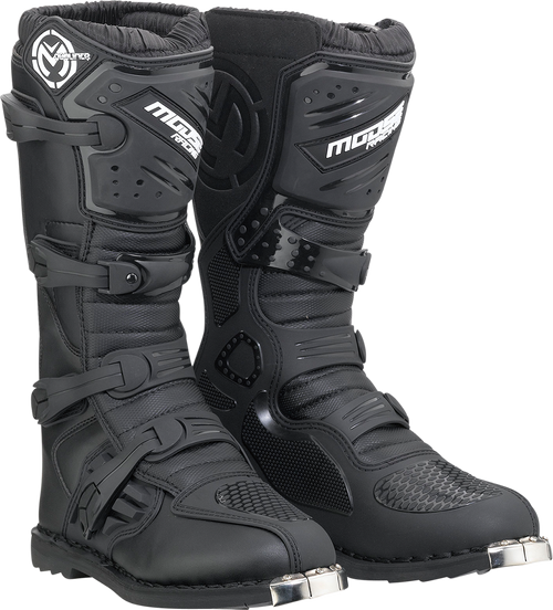MOOSE OFFROAD Qualifier Boots - Black - Size 12 3410-2586