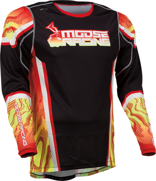 MOOSE OFFROAD Agroid Jersey - Red/Yellow/Black - 2XL 2910-7394