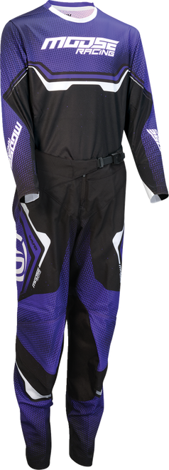 MOOSE OFFROAD Youth Qualifier® Pants - Black/Purple/White - US 26 2903-2662