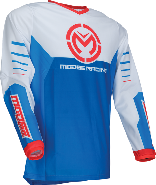 MOOSE OFFROAD Qualifier® Jersey - Red/White/Blue - Medium 2910-8176