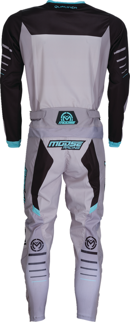 MOOSE OFFROAD Qualifier® Jersey - Gray/Teal - 4XL 2910-8189