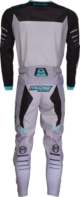 MOOSE OFFROAD Qualifier® Jersey - Gray/Teal - 2XL 2910-8187