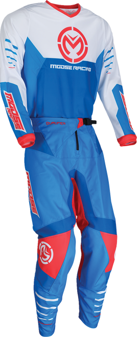 MOOSE OFFROAD Qualifier® Jersey - Red/White/Blue - Small 2910-8175