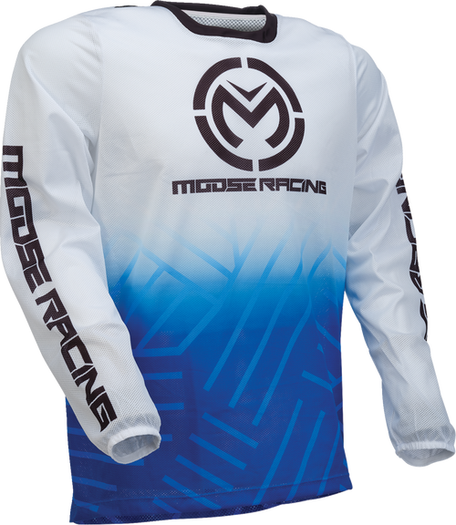 MOOSE OFFROAD Sahara Jersey - Blue/White - Small 29107930