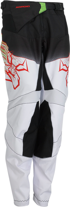 MOOSE OFFROAD Youth Agroid Pants - Green/Red/Black - US 26 2903-2277