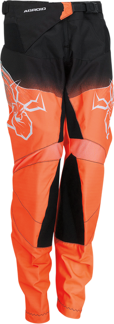 MOOSE OFFROAD Youth Agroid Pants - Teal/Orange/Black - US 26 2903-2259