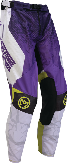 MOOSE OFFROAD Sahara Pants - Purple/Hi-Viz - US 30 2901-12084