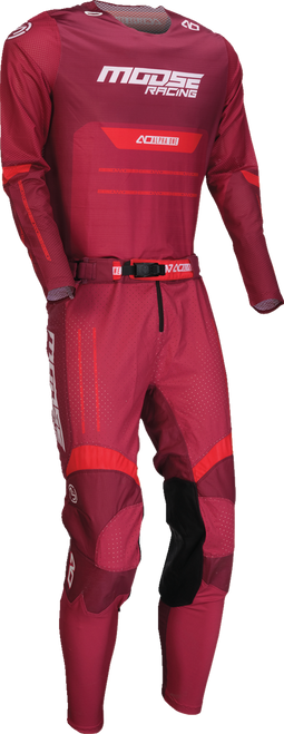MOOSE OFFROAD Alpha One Jersey - Burgundy/White - XL 2910-8314