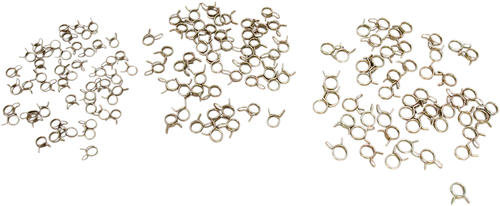 MOOSE OFFROAD Wire Clamps - Assortment - 150-Piece 111-1505