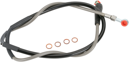 MOOSE OFFROAD Brake Line - Front - Stainless Steel - Gas Gas/Husqvarna/KTM K01-1-027/P