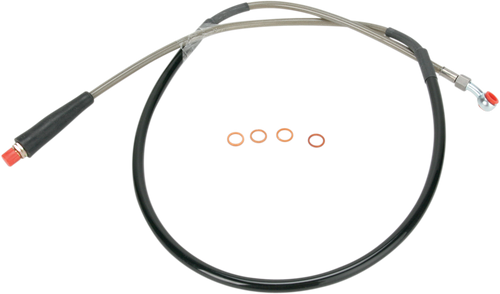 MOOSE OFFROAD Brake Line - Front - Stainless Steel - Suzuki S01-1-035/p