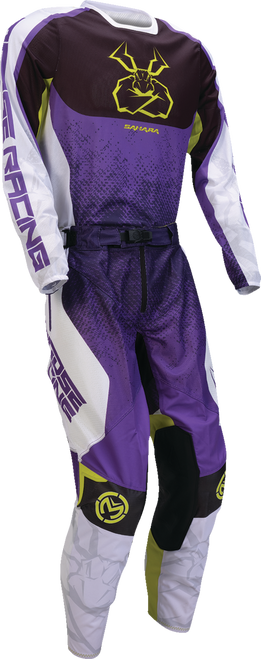 MOOSE OFFROAD Sahara Jersey - Purple/Hi-Viz - Large 2910-8348
