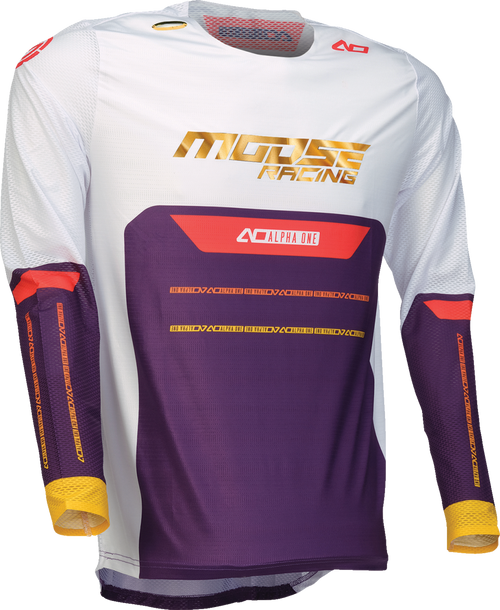 MOOSE OFFROAD Alpha One Jersey - Purple/Red - XS 2910-8331