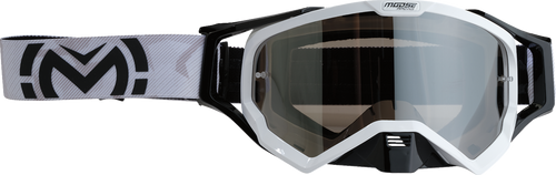 MOOSE OFFROAD XCR Goggle - White/Black - Smoke Lens 2601-3167