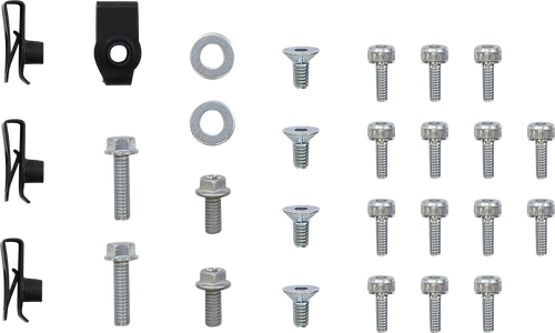 MOOSE OFFROAD Billet Radiator Guards - Silver - Yamaha 12-5102