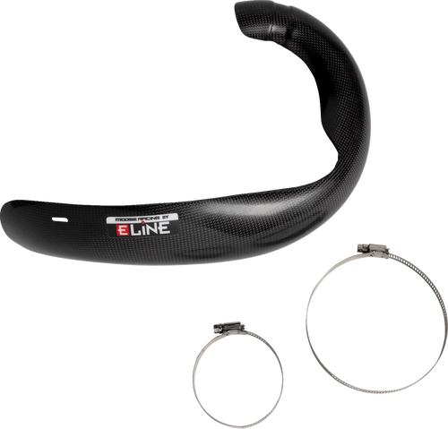 MOOSE OFFROAD Pipe Guard by E Line - Carbon Fiber MPG12523C