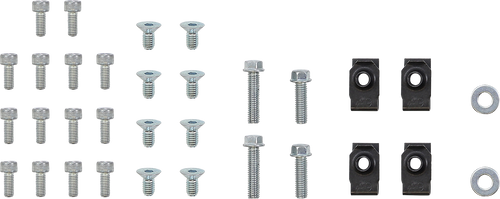 MOOSE OFFROAD Billet Radiator Guards - Silver - Yamaha 12-5019