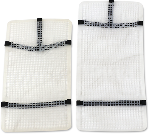MOOSE OFFROAD Mud Radiator Cover - White - Suzuki HPRMUDRMZ4504TM