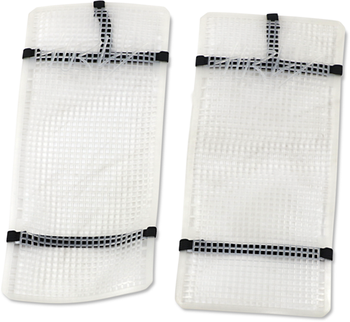 MOOSE OFFROAD Mud Radiator Cover - White - Husqvarna HPRMUDHUS4504TM