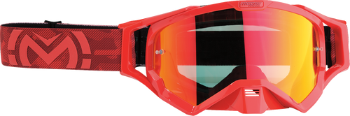 MOOSE OFFROAD XCR Goggle - Red - Red Mirror Lens 2601-3162